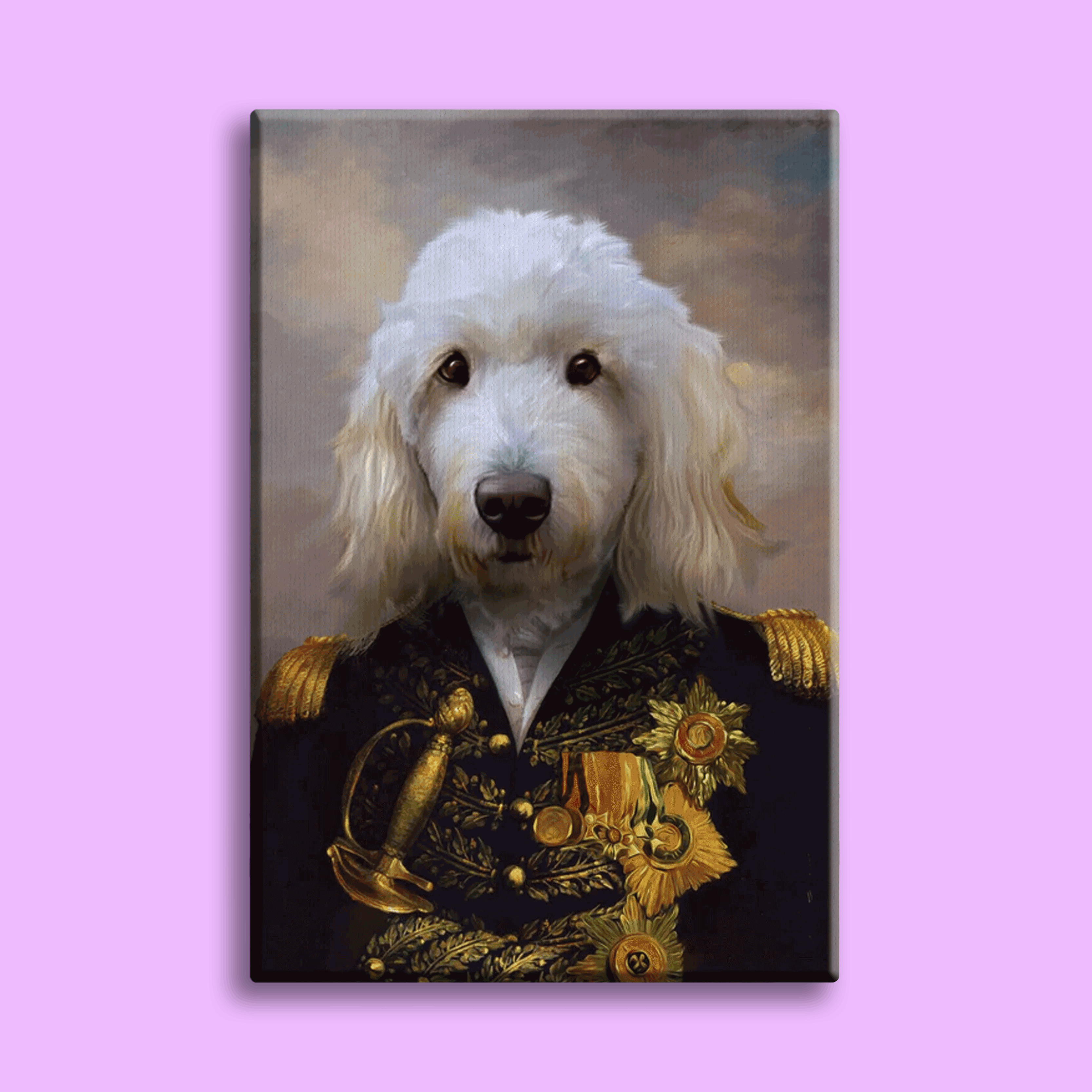 The Royal lieutenant - Custom Pet Portrait